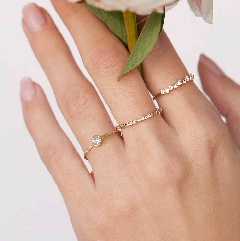 Elegant Stacker Rings - STORIES